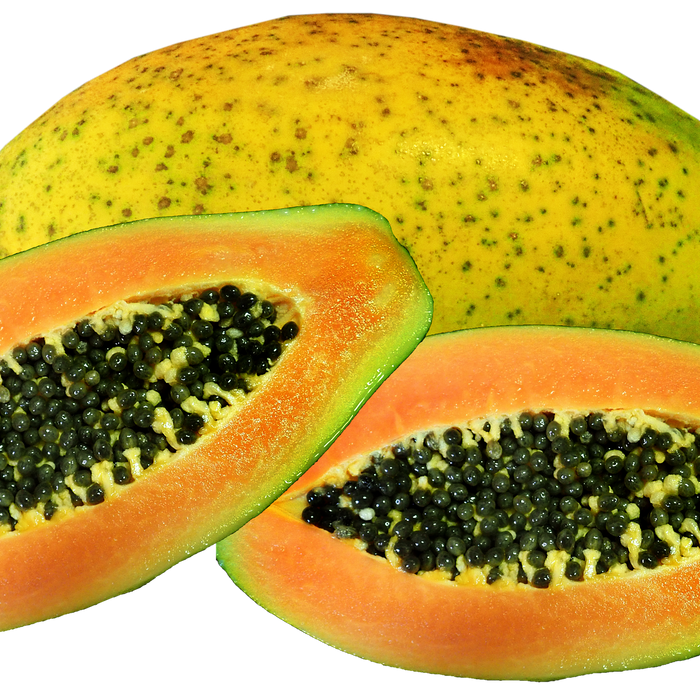 Papaya:  ricca di acqua, vitamine, minerali e aminoacidi