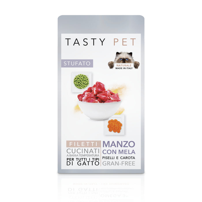 Stew with beef fillets for cats - 70g