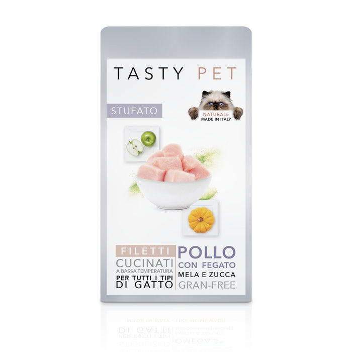 Stew with chicken fillets for cats - 70g